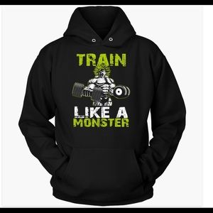 Jon Lauren Apparel Hoodie Train Like A monster M